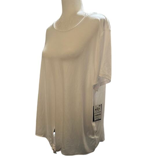 Ideology Rapid Dry White Tie Front Tee, Plus Size 2XL, NWT - Picture 3 of 5